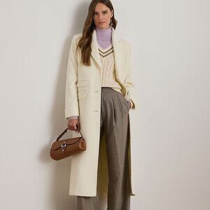 Ralph Lauren Wool-Blend Reefer Coat